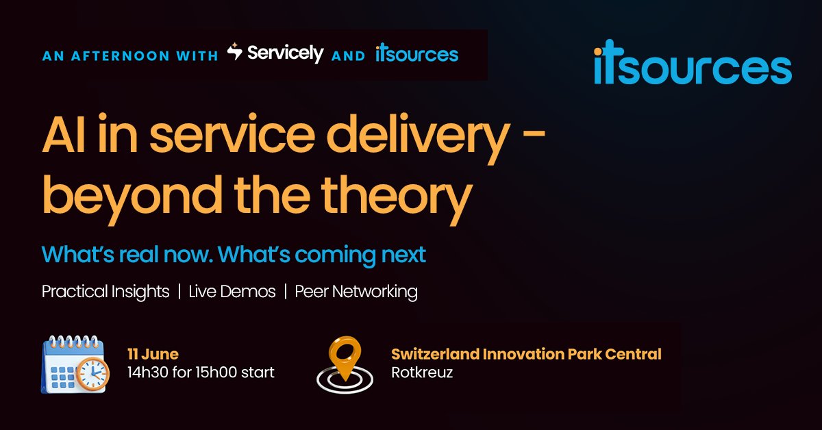 itSources, General, AI in Service Delivery — Beyond the Theory